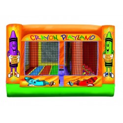 Mini Crayon Play Land Inflatable Combo Mini Crayon Play Land Inflatable Combo