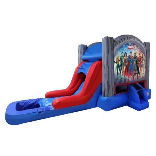 Justice League Bounce House Slide Pool Justice League Bounce House Slide Pool