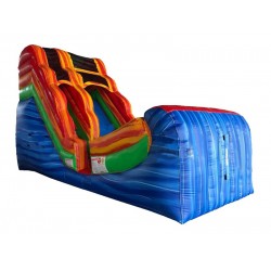 16' Wet N Dry Slide Blue Wave Marble 16' Wet N Dry Slide Blue Wave Marble