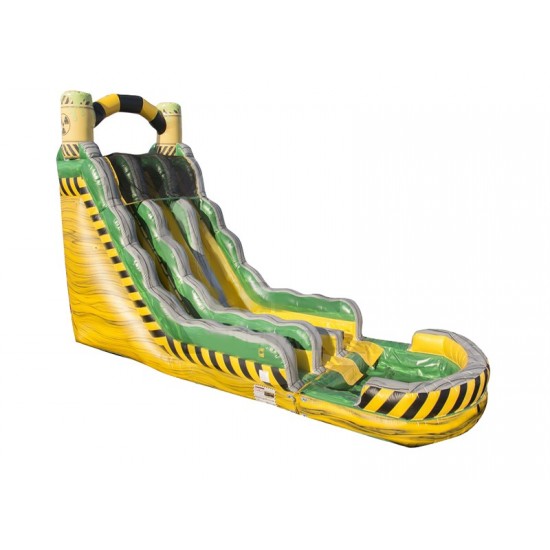 22ft Toxic Falls Dual Lane Water Slide 22ft Toxic Falls Dual Lane Water Slide