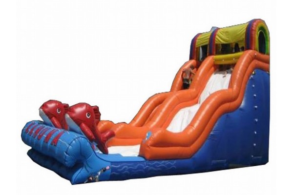 22' Double Bay Water Slide