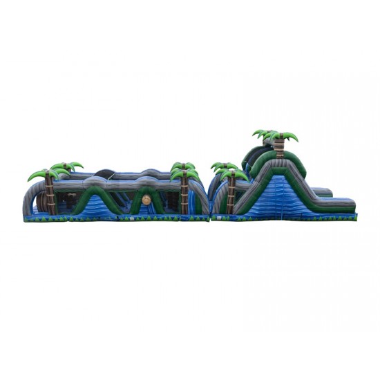 70 Ft Blue Crush Obstacle Course 70 Ft Blue Crush Obstacle Course