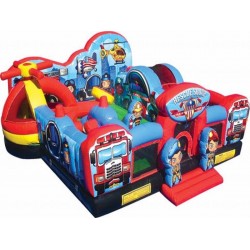 Inflatable Rescue Squad Junior Bounce House Inflatable Rescue Squad Junior Bounce House