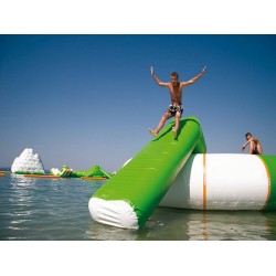 Water Trampoline With Slide Water Trampoline With Slide