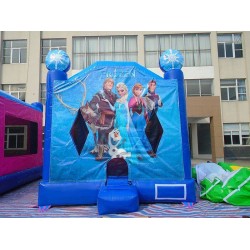 Frozen Moonwalk Bounce House