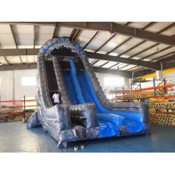 Inflatable Dry Slide 27ft Roaring River Dual Lane Slide