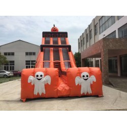 35' Double Lane Slide Halloween