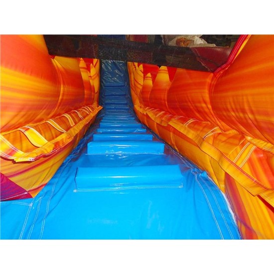 Inflatable Fire And Ice Water Slide Inflatable Fire And Ice Water Slide