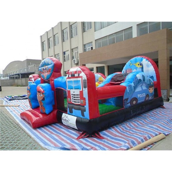 Inflatable Rescue Squad Junior Bounce House
